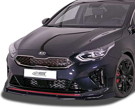RDX RDFAVX30091 Front Spoiler VARIO-X for KIA Ceed & ProCeed GT / GT-Line (CD) Front Lip Splitter