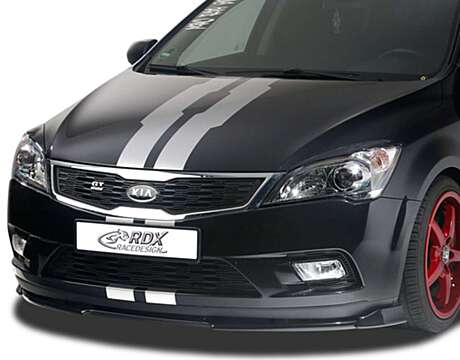 RDX Front Spoiler VARIO-X for KIA Ceed Type ED 2009-2012 (incl. SW) Front Lip Splitter