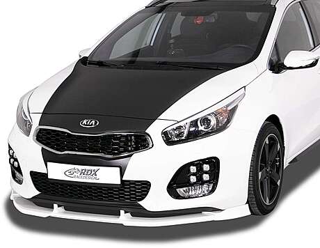 RDX RDFAVX30898 Front Spoiler VARIO-X for KIA Ceed, Ceed SW, Pro Ceed GT & GT-Line Typ JD (2015+) Front Lip Splitter