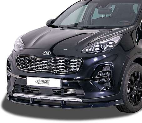 RDX RDFAVX30080 Front Spoiler VARIO-X for KIA Sportage (QL/QLE, 2018+, also for GT-Line) Front Lip Splitter