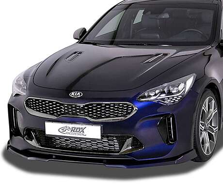 RDX RDFAVX30896 Front Spoiler VARIO-X for KIA Stinger (CK) Front Lip Splitter