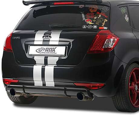 RDX RDHAD3003 Rear Bumper Extension for KIA Ceed Type ED Diffusor