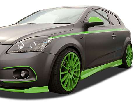 RDX RDSL346 Side Skirts for KIA Pro Ceed, Ceed SW, ProCeed (ED) "Turbo"