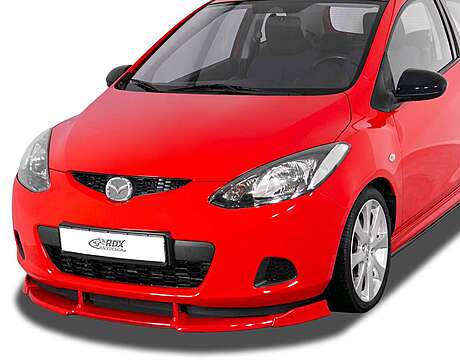 RDX RDFAVX30311 Front Spoiler VARIO-X for MAZDA 2 (DE) 2007-2010 Front Lip Splitter