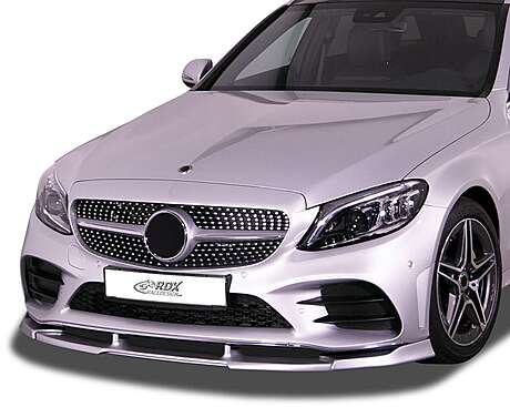 RDX RDFAVX30052 Front Spoiler VARIO-X for MERCEDES C-Class AMG-Line W205, S205, C205 (2018+) Front Lip Splitter 