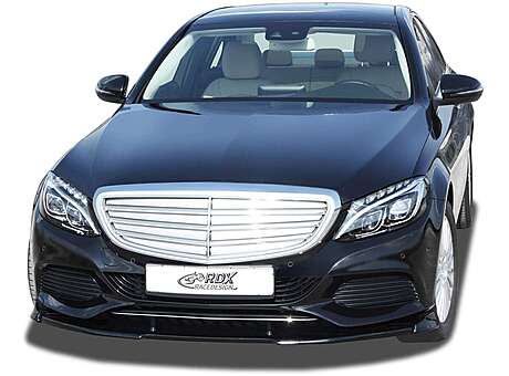 RDX RDFAVX30749 Front Spoiler VARIO-X for MERCEDES C-Class W205, S205, C205 (-2018) "V1" Front Lip Splitter
