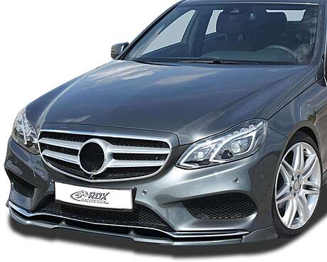 RDX RDFAVX30368 Front Spoiler VARIO-X for MERCEDES E-class W212 AMG-Styling 2013+ (Fit for Cars with AMG-Styling Front bumper) Front Lip Splitter