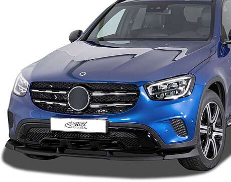 RDX RDFAVX30218 Front Spoiler VARIO-X for MERCEDES GLC X253 & GLC Coupé C253 (2019+) Front Lip Splitter 
