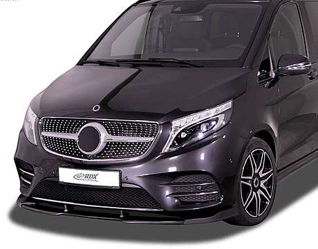 RDX RDFAVX30086 Front Spoiler VARIO-X for MERCEDES V-Class W447 AMG-Line Front Lip "V2" Splitter