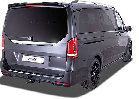 RDX RDDS157 Roof Spoiler for MERCEDES V-Class W447 (for Tailgate / Single Trunk, also for AMG-Line) Rear Wing Trunk Spoiler