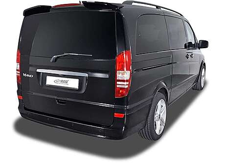 RDX RDDS172 Roof Spoiler for MERCEDES Vito & Viano 639 2003-2014 (for Tailgate / Single Trunk) Rear Wing Trunk Spoiler