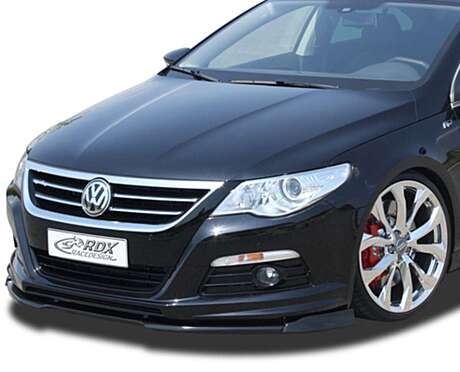 RDX RDFAVX30625 Front Spoiler VARIO-X for VW Passat CC -2012 R-Line Front Lip Splitter