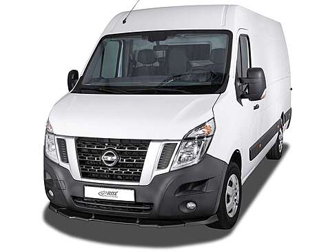 RDX RDFAVX30260 Front Spoiler VARIO-X for NISSAN NV400 (2010+) & Interstar (2021+) Front Lip Splitter