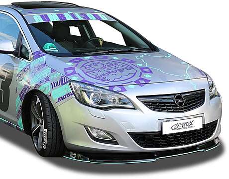 RDX RDFAVX30677 Front Spoiler VARIO-X for OPEL / VAUXHALL Astra J -2012 Front Lip Splitter