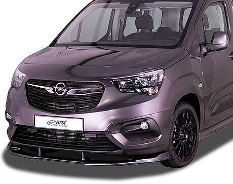 RDX RDFAVX30937 Front Spoiler VARIO-X for OPEL / VAUXHALL Combo Life & Cargo 2018+ Front Lip Splitter
