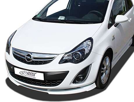 RDX RDFAVX30414 Front Spoiler VARIO-X for OPEL / VAUXHALL Corsa D Facelift 2010+ Front Lip Splitter