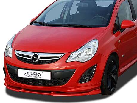 RDX RDFAVX30692 Front Spoiler VARIO-X for OPEL / VAUXHALL Corsa D Facelift OPC-Line 2010+ (Fit for OPC-Line and Cars with OPC-Line Front lip) Front Lip Splitter
