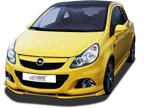 RDX RDFAVX30415 Front Spoiler VARIO-X for OPEL / VAUXHALL Corsa D OPC -2010 (Fit for OPC and Cars with OPC Front bumper) Front Lip Splitter