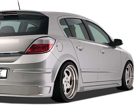 RDX RDSL141 Side Skirts for OPEL/VAUXHALL Astra H (4/5-doors) "GT-Race"
