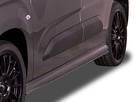 RDX RDSL400117 Side Skirts for OPEL / VAUXHALL Combo Life & Cargo 2018+ "Edition"