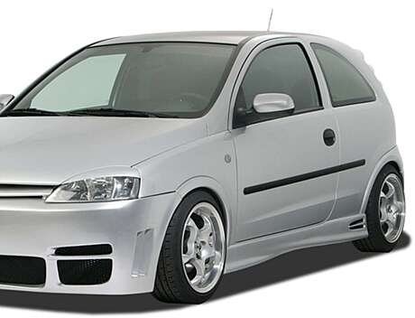 RDX RDSL009 Side Skirts for OPEL / VAUXHALL Corsa C "GT4