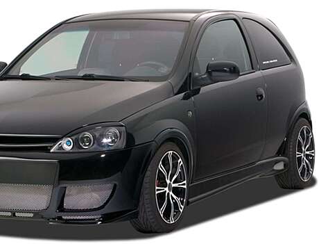 RDX RDSL209 Side Skirts for OPEL / VAUXHALL Corsa C "GT4"-ReverseType