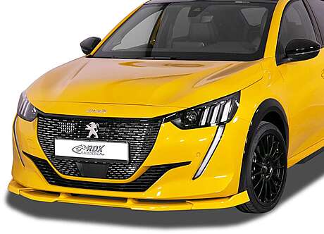 RDX RDFAVX30922 Front Spoiler VARIO-X for PEUGEOT 208 (U) 2019+ Front Lip Splitter