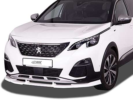 RDX RDFAVX30130 Front Spoiler VARIO-X for PEUGEOT 3008 / 5008 (M) 2017-2020 Front Lip Splitter