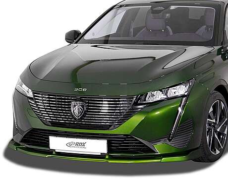 RDX RDFAVX30197 Front Spoiler VARIO-X for PEUGEOT 308 (III / F) Front Lip Splitter