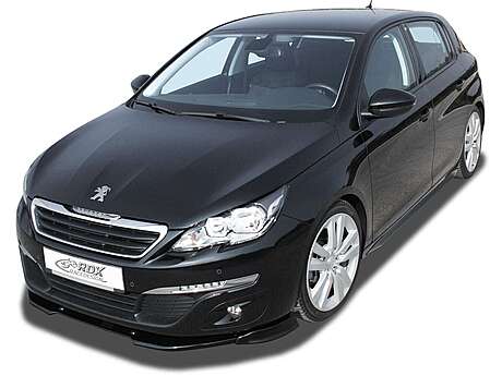 RDX RDFAVX30754 Front Spoiler VARIO-X for PEUGEOT 308 (Typ L) 2013-2017 Front Lip Splitter