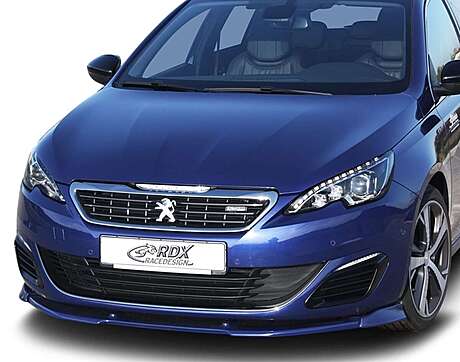 RDX RDFAVX30716 Front Spoiler VARIO-X for PEUGEOT 308 (Type L) GT / GTi Frontlippe Front Ansatz Vorne Spoilerlippe Front Lip Splitter