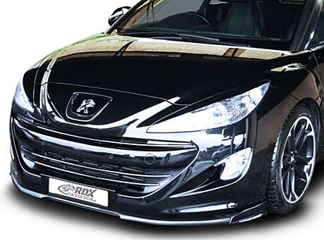 RDX RDFAVX30669 Front Spoiler VARIO-X for PEUGEOT RCZ Phase 1 -2013 Front Lip Splitter