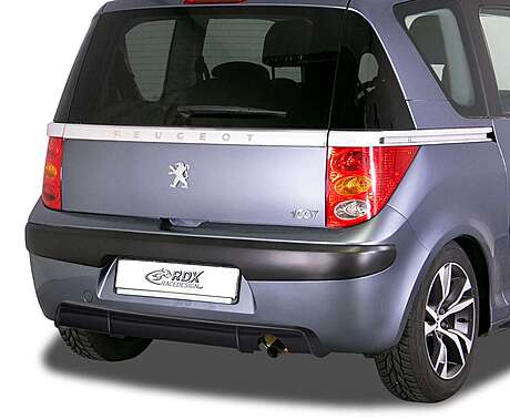 RDX RDHAD3012 Rear Bumper Extension for PEUGEOT 1007 Diffusor