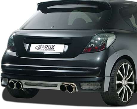 RDX RDHA040 Rear Bumper Extension for PEUGEOT 207 / 207CC