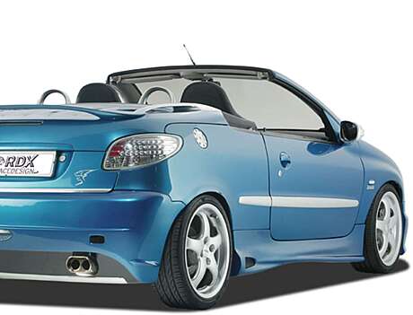 RDX RDSL290 Side Skirts for PEUGEOT 206/206CC "GT4"-ReverseType