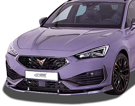RDX RDFAVX30135 Front Spoiler VARIO-X for CUPRA Leon (KL) 2020+ / SEAT Leon Cupra (KL) 2020+ Front Lip Splitter 