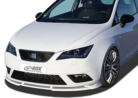 RDX RDFAVX30039 Front Spoiler VARIO-X for SEAT Ibiza 6J, 6J SC & 6J ST Facelift 04/2012+ (not FR) Front Lip Splitter
