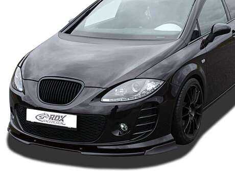 RDX RDFAVX30507 Front Spoiler VARIO-X for SEAT Leon 1P Facelift 2009+ with for SEAT Aerodynamik-Kit Front Lip Splitter