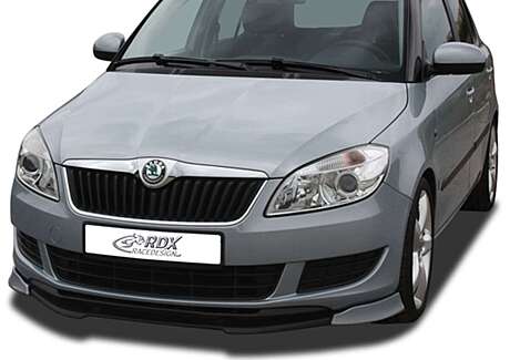 RDX RDFAVX30518 Front Spoiler VARIO-X for SKODA Fabia 2 Typ 5J 2010+ (also for Roomster & Praktik) Front Lip Splitter