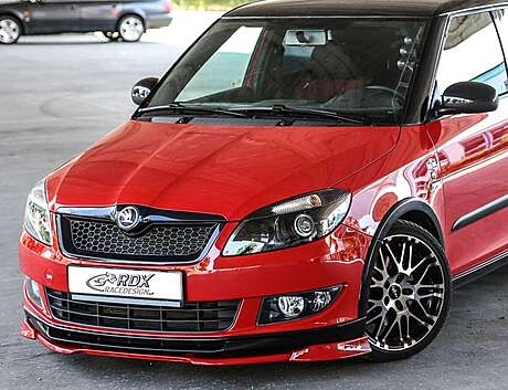 RDX RDFAVX30711 Front Spoiler VARIO-X for SKODA Fabia 2 Typ 5J 2010+ Monte Carlo Front Lip Splitter