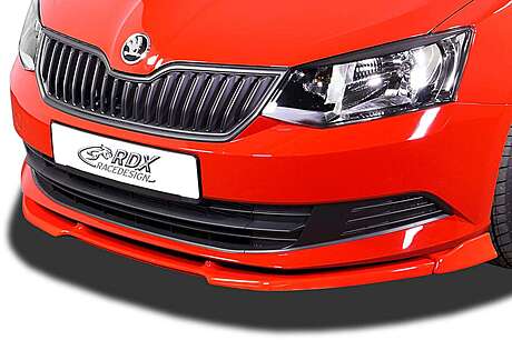 RDX RDFAVX30764 Front Spoiler VARIO-X for SKODA Fabia 3 (5J/NJ) 2014-2019 Front Lip Splitter