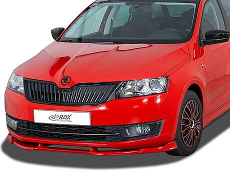 RDX RDFAVX30225 Front Spoiler VARIO-X for SKODA Rapid (NH) 2012+ Front Lip Splitter