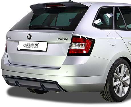 RDX RDHAD2002 Rear Bumper Extension for SKODA Fabia 3 Combi (5J/NJ) 2014-2019 Station Wagon Diffusor