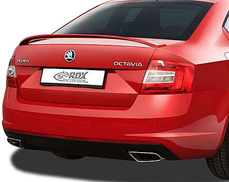 RDX RDDS124 Rear Spoiler for SKODA Octavia 3 (5E) Sedan "RS-Look"
