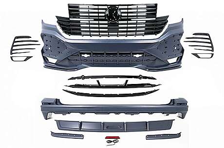 Body Kit with Central Grille suitable for VW Transporter T6.1 (2019-2023) Sportline Design