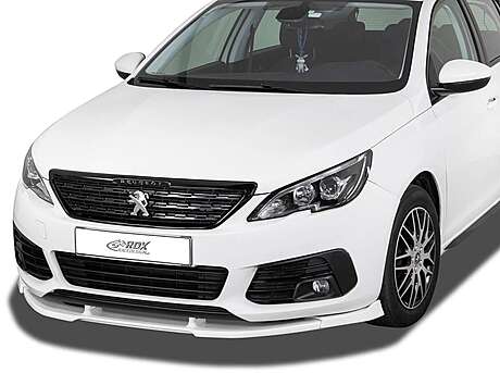 RDX RDFAVX30284 Front Spoiler VARIO-X for PEUGEOT 308 (Type L / 2017-2021) Front Lip Splitter