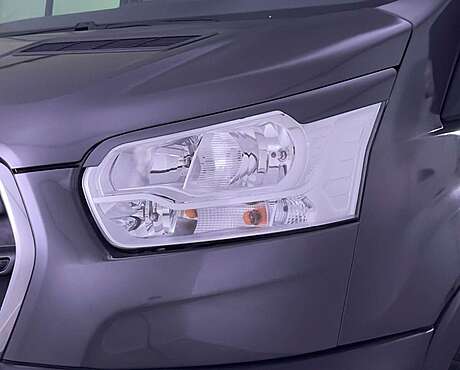 RDX RDSB220H Headlight Covers for FORD Transit (2014-present) for silver Halogen-Headlights Light Brows