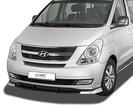 RDX RDFAVX30258 Front Spoiler VARIO-X for HYUNDAI H-1 / H300 / i800 / iLoad / iMax / JAC M2 / DODGE H100 (2007-2018) Front Lip Splitter