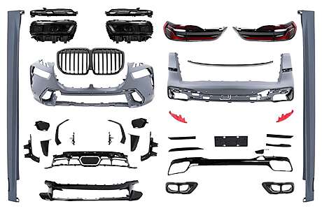 Body Kit suitable for BMW X7 G07 (2018-2022) Conversion to G07 LCI 2023 M Design