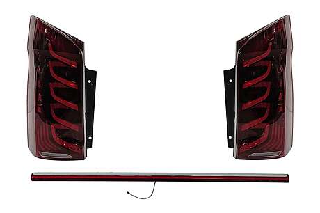 LED Taillights suitable for Mercedes V-Class W447 (2014-2024) Single Rear Door Dynamic Turning Lights